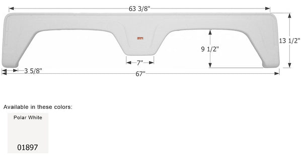 Icon Fender Skirt for Glendale Golden Falcon (MPN: 01897)