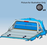 Black Horse Off Road Truck Bed Bar (MPN: RB08BK-PLFB)