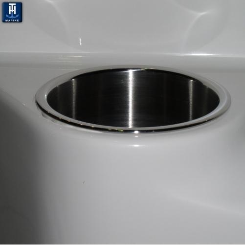 T-H Marine Stainless Steel Cup Holder (MPN: LCH-1SS-DP)