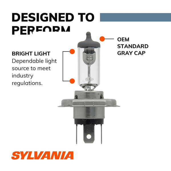 Sylvania Halogen Headlight Bulb (MPN: H4HD.BX)