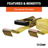Curt 27 Foot Cargo Tie Down Strap (MPN: 83048)