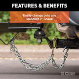 Trailer safety chain holder (MPN: 45806)