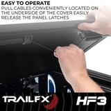 TrailFX HF3 Hard Folding Tonneau Cover (MPN: TFX8010)