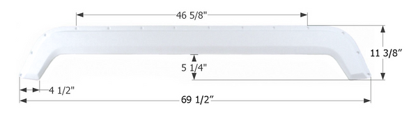 Icon Fender Skirt for Tandem Axle RVs (MPN: 01627)
