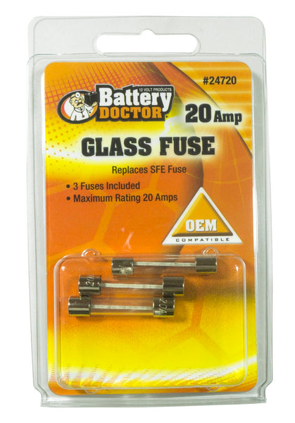 WirthCo Battery Doctor SFE Glass Fuse (MPN: 24720)