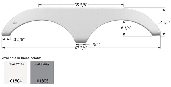 Icon Fender Skirt for Pilgrim Open Road Models (MPN: 01805)