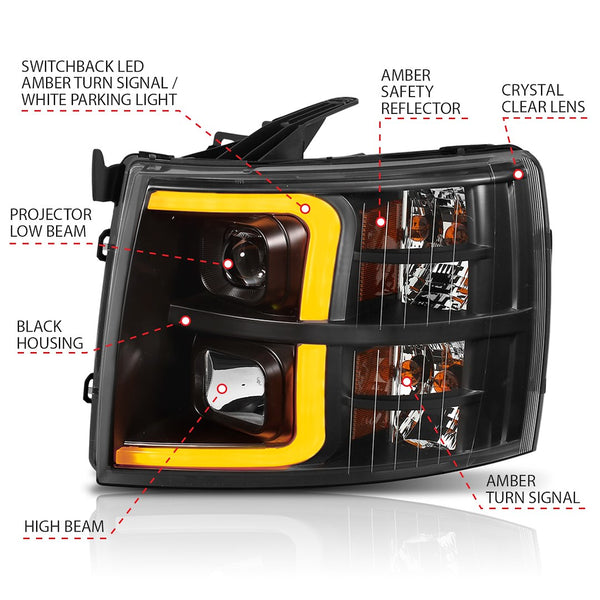 AnzoUSA Headlight Assembly (MPN: 111410)