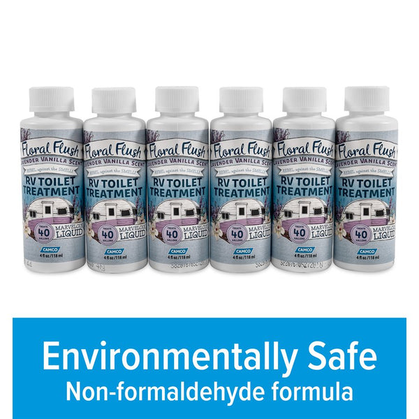 Waste holding tank treatment with floral flush (MPN: 41480)