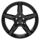 OE Wheels DG22 Gloss Black Aluminum Wheel (MPN: DG22-22095-5500-29B)