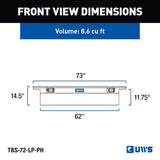 UWS Crossover Low Profile Tool Box (MPN: TBS-72-LP-PH)
