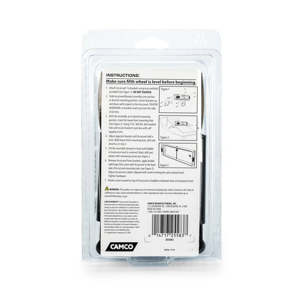 RV Level Mounting Bracket for AccuLevel (MPN: 25583)
