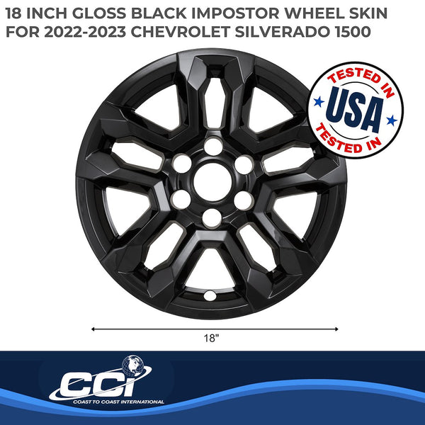 Coast To Coast Impostor Wheel Skin 18 Inch (MPN: IMP502BLK)