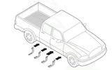 Raptor Series Running Board Component (MPN: RB-0403-BK)