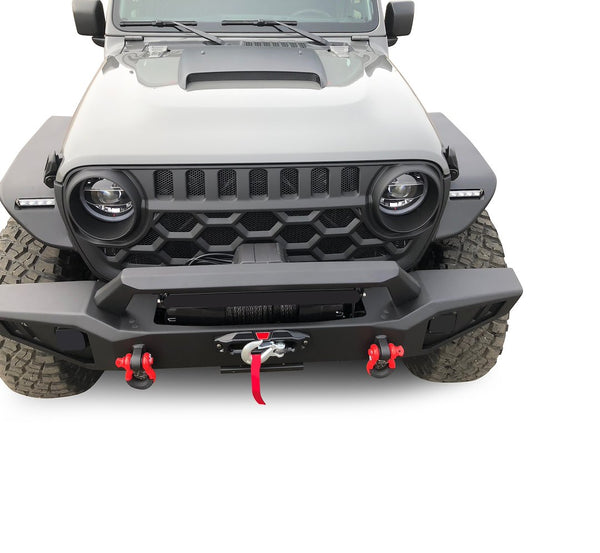Black Horse Offroad Bumper With Winch Slot (MPN: AFB-WR19)