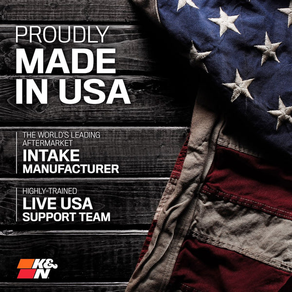 K&N Cold Air Intake System (MPN: 77-9043KP)