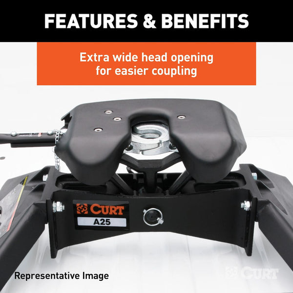 CURT A25 Fifth Wheel Trailer Hitch (MPN: 16036)