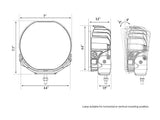 Triple-R Light Sentinel Elite Driving Light (MPN: 0S7-US-ELITE-PL-SM)