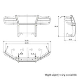 Black Horse Grille Guard Kit (MPN: 17A155900MA-PLR)