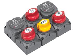 Battery Disconnect Switch for Twin Engine Installations (MPN: 717-140A-DVSR)