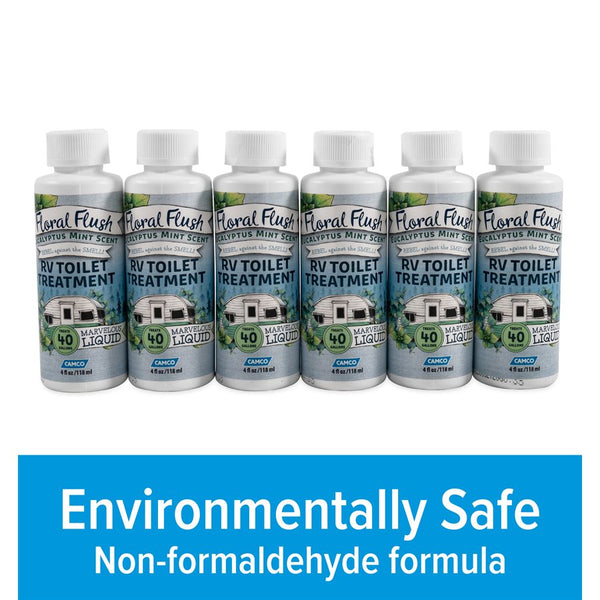 Waste holding tank treatment with floral flush (MPN: 41482)