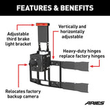 Aries Heavy-Duty Spare Tire Carrier (MPN: 2563001)