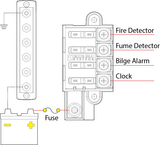 Blue Sea Fuse Block (MPN: 5045-BSS)
