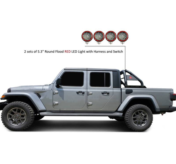 Black Horse Offroad Truck Bed Bar (MPN: RB09BK-PLFR)