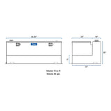 UWS Steel-Aluminum Combo Transfer Tank (MPN: ST-85-COMBO-W)