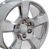OE Wheels CV76 20 Inch Chrome Plated Wheel (MPN: CV76-20090-6550-27C)