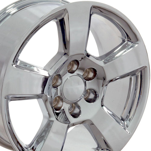 OE Wheels CV76 20 Inch Chrome Plated Wheel (MPN: CV76-20090-6550-27C)
