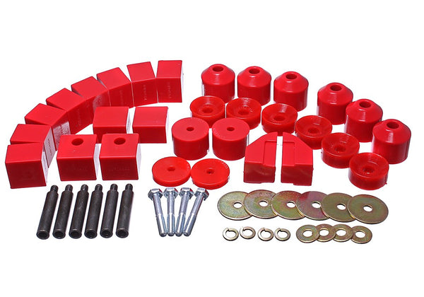 Energy Suspension Body Mount Bushings (MPN: 1.4102R)