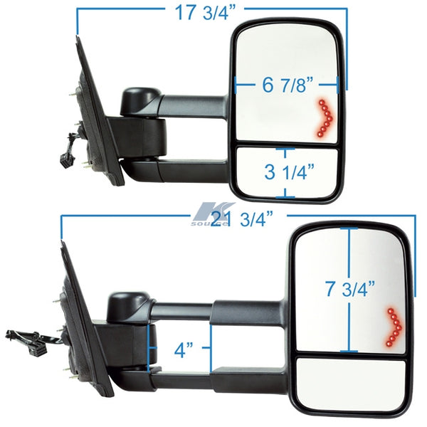 K Source Exterior Towing Mirror (MPN: 62135G)