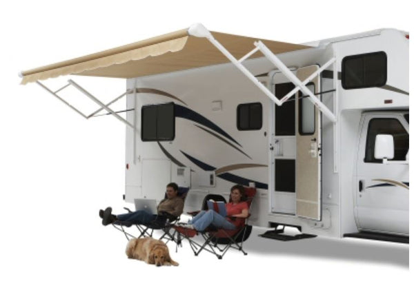 Carefree RV Springless Patio Awning (MPN: QJ11RGRG)