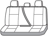 Custom Seat Cover for Solid Bench and Back with Adjustable Headrest (MPN: SS7432PCGY)