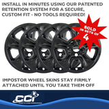 Coast To Coast Impostor Wheel Skin 17 Inch (MPN: IWCIMP365BLK)