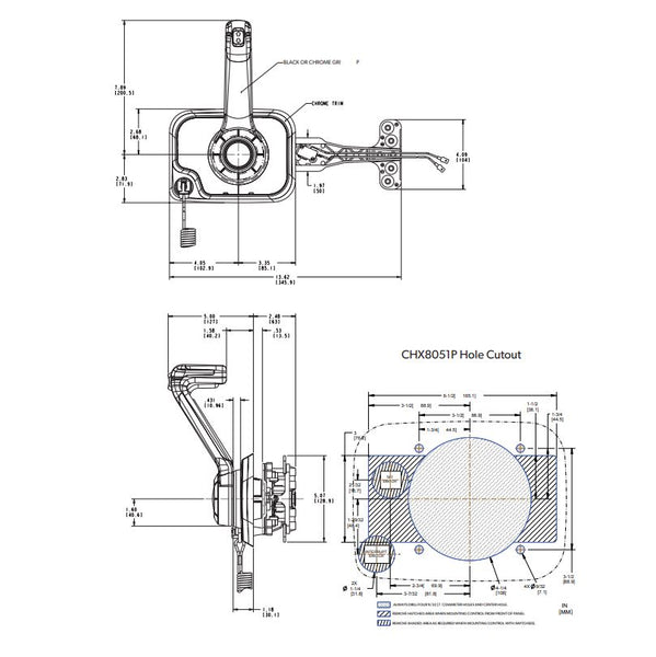 SeaStar Marine Engine Control Xtreme (MPN: CHX8051P)