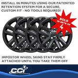 Coast To Coast Impostor Wheel Skin (MPN: IWCIMP370BLK)