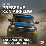 K&N Air Intake Snorkel System (MPN: 63-8002)