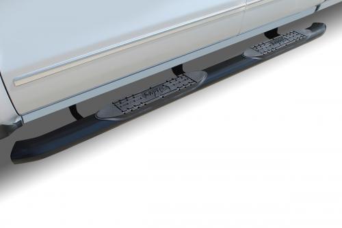 Raptor Series Curved 4 Inch Oval Step Bars (MPN: 1502-0537MB)