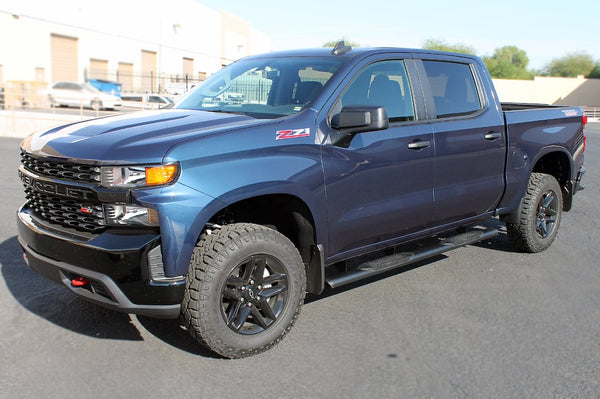 Raptor Series 5 Inch Oval Slide Track Running Boards (MPN: 2004-0133BT)