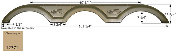 Icon Fender Skirt for Gulfstream Models (MPN: 12371)