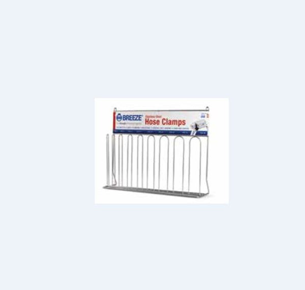 Breeze Clamp Display With 10 Sizes Of Clamps (MPN: 18200)