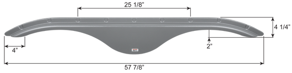 Icon Fender Skirt for Tandem Axle RVs (MPN: 17145)