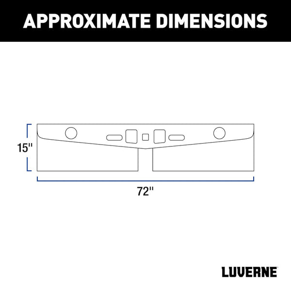 Luverne Textured Rubber Tow Guard (MPN: 255200)