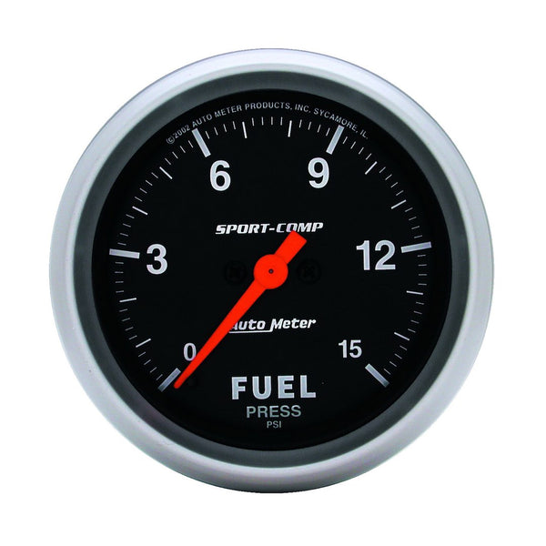 AutoMeter Sport-Comp Fuel Pressure Gauge (MPN: 3561)
