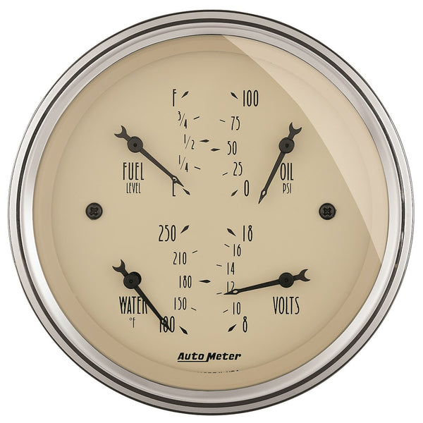 AutoMeter Fuel Level Oil Pressure Voltmeter Water Temperature (MPN: 1814)