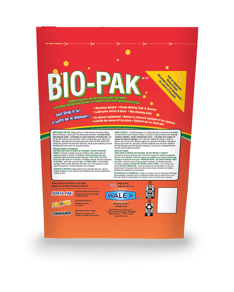 Walex Bio-Pak Waste Tank Treatment (MPN: BIOTROPBGCA)