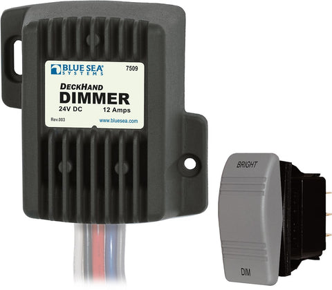 Blue Sea Dimmer Switch for Non-Regulated Lights (MPN: 7509-BSS)