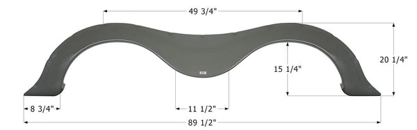 Icon Fender Skirt for Tandem Axle (MPN: 14097)