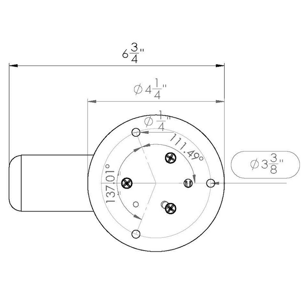 Taco Antenna Mount Grand Slam Series (MPN: GS-850)